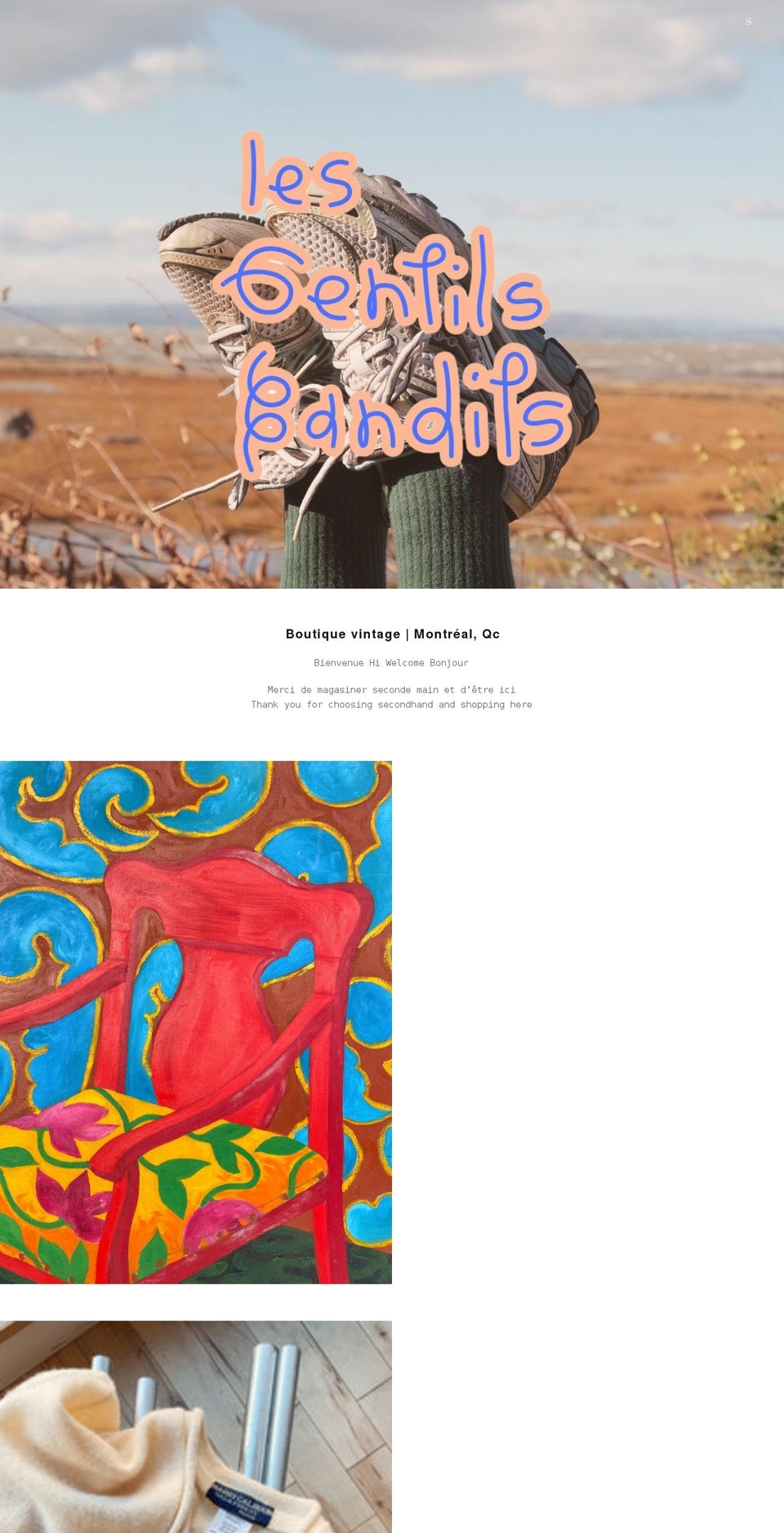lesgentilsbandits.ca shopify website screenshot