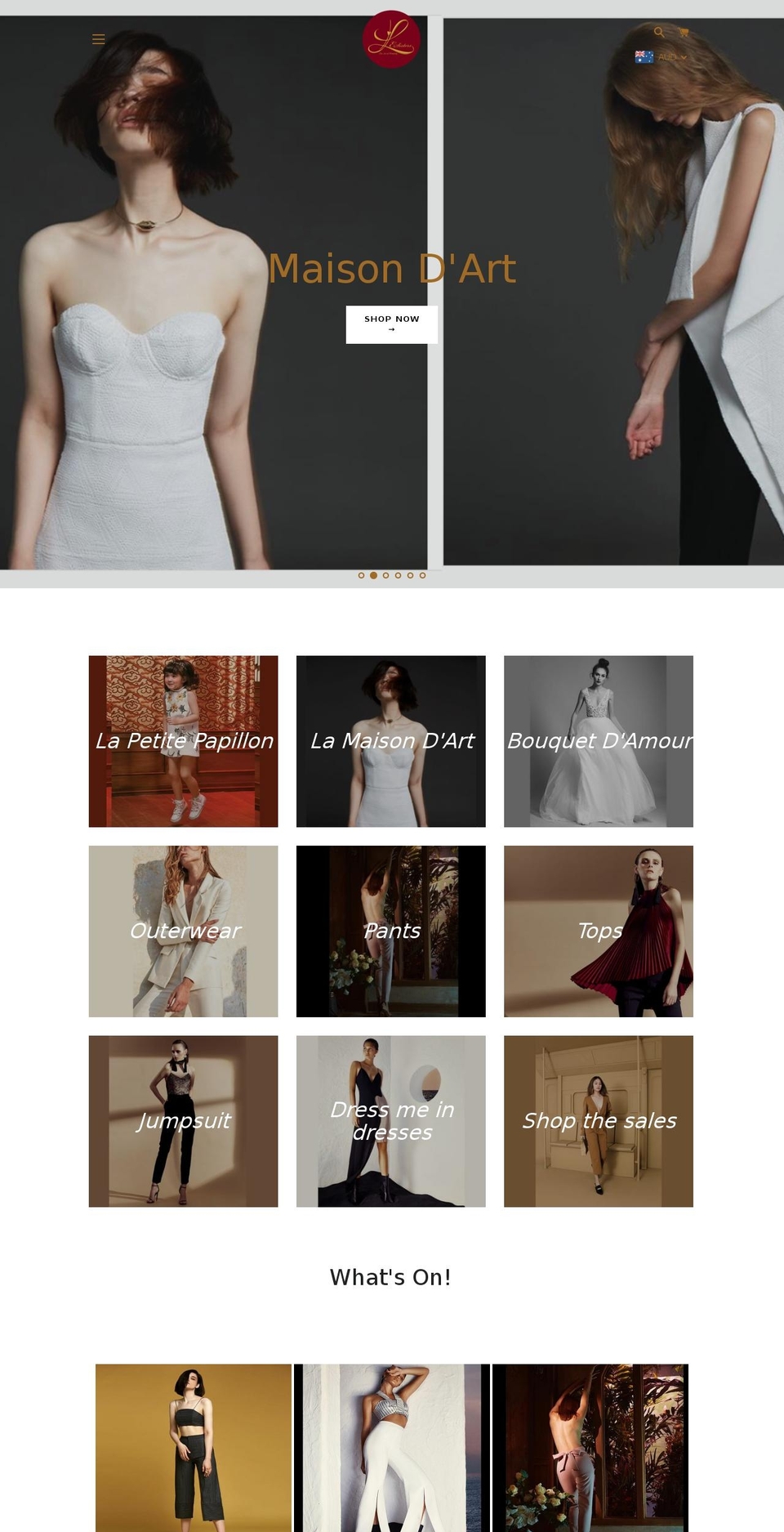 lesisters.com — Shopify storefront screenshot