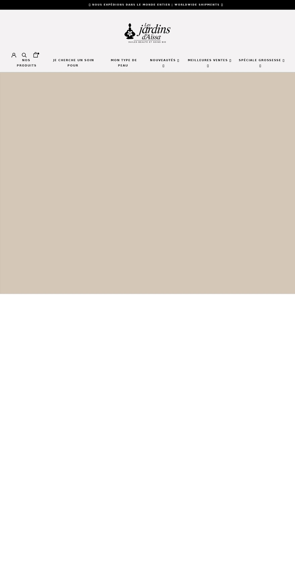 lesjardinsdaissa.com — Shopify storefront screenshot