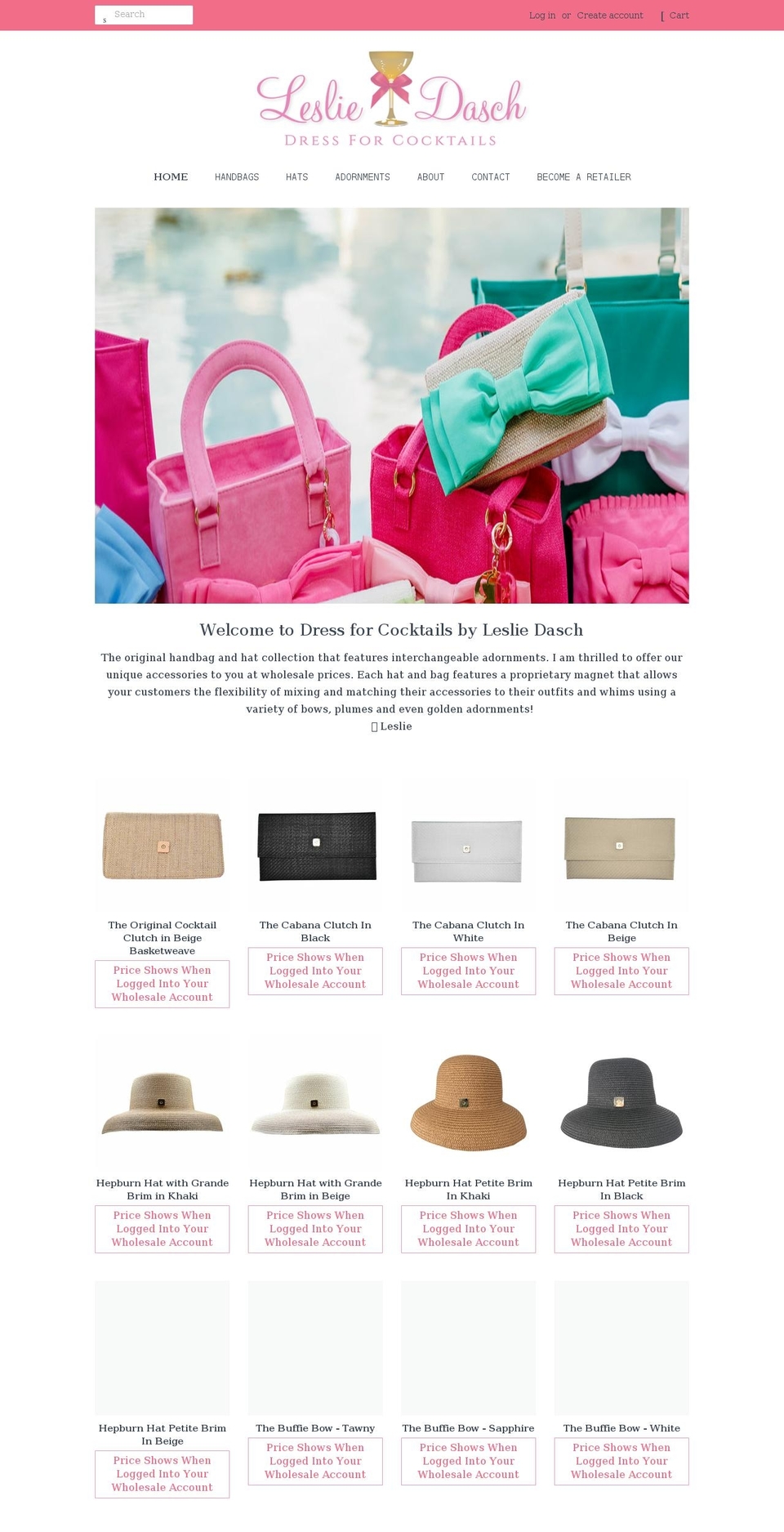 lesliedaschdesigns.com shopify website screenshot