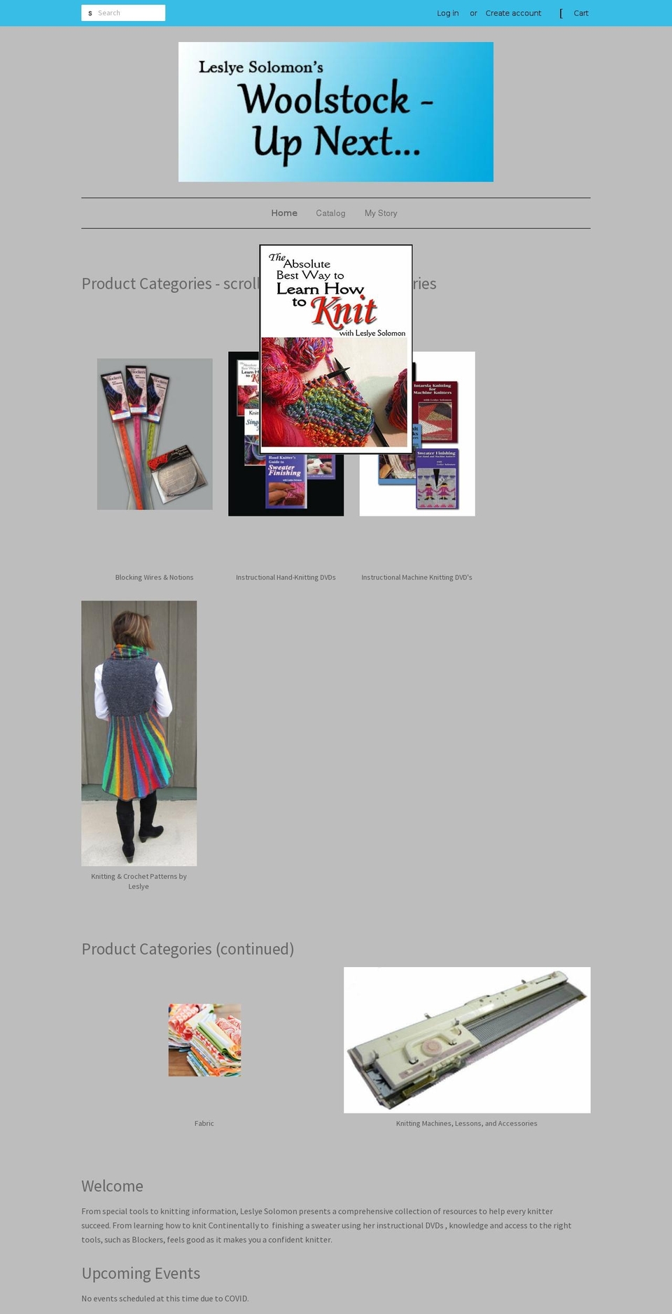 leslyesolomon.com — Shopify storefront screenshot