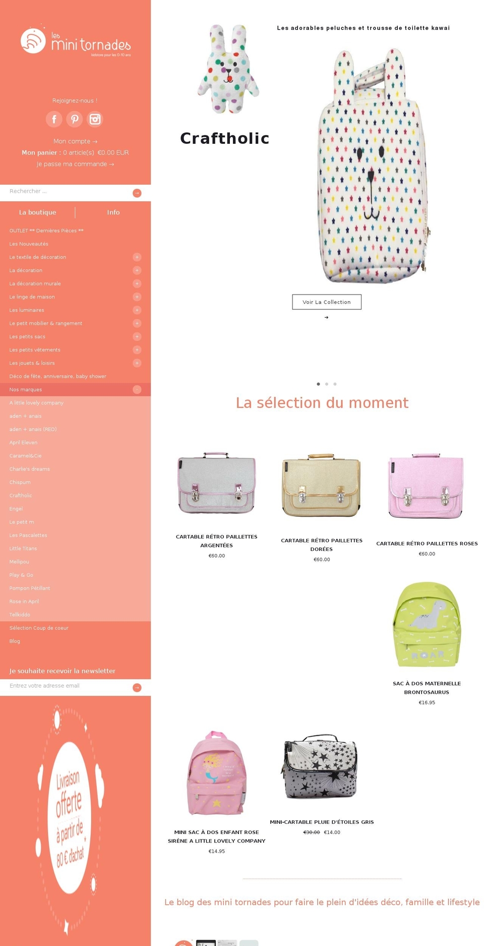 lesminitornades.net shopify website screenshot