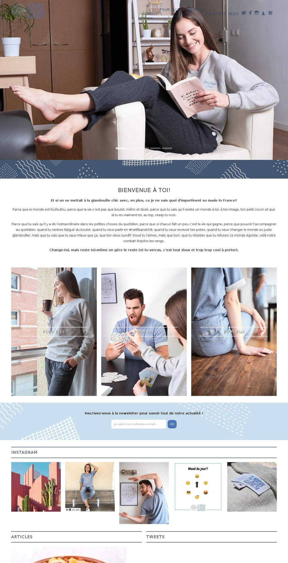 lesnouveauxcasaniers.com — Shopify storefront screenshot
