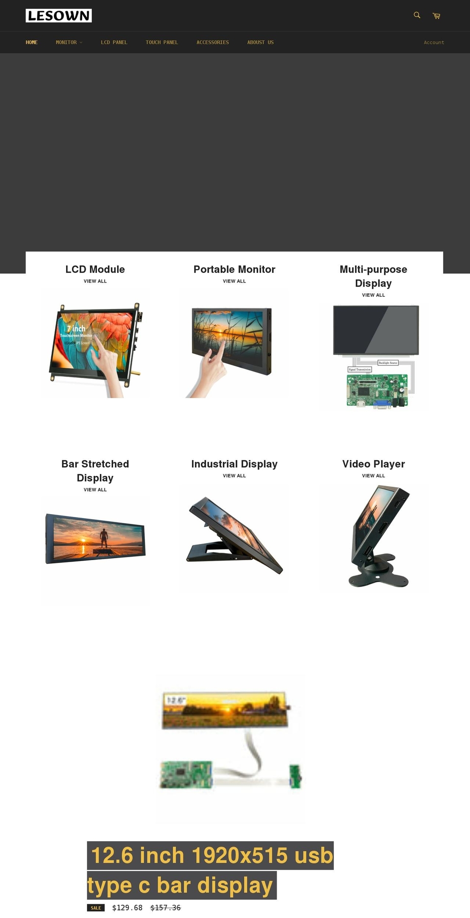 lesown.com shopify website screenshot