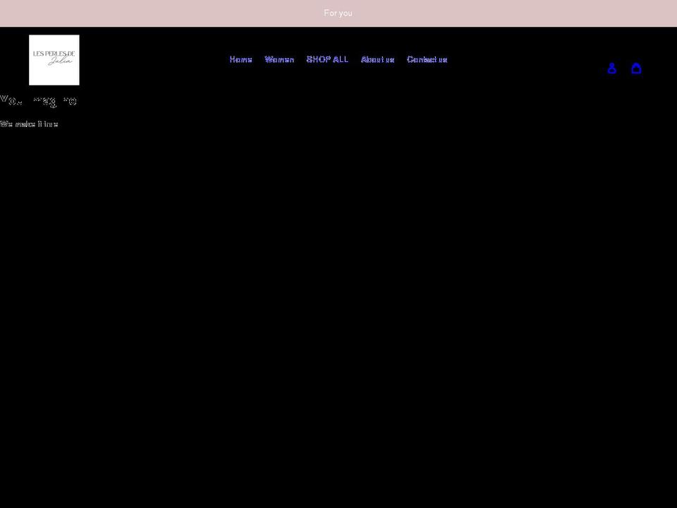 lesperlesdejulia.com shopify website screenshot