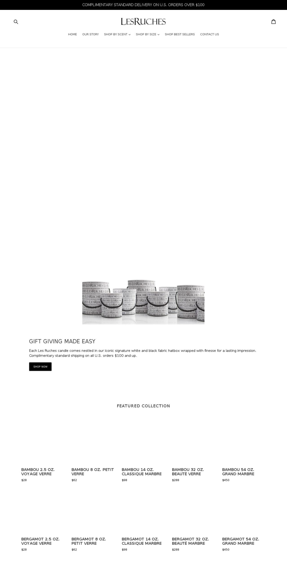 lesruches.com shopify website screenshot