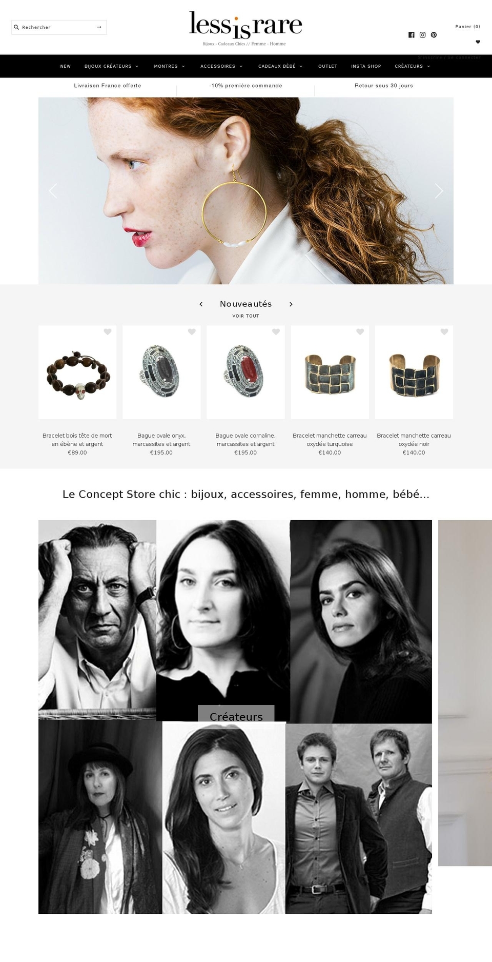 lessisrare.com — Shopify storefront screenshot