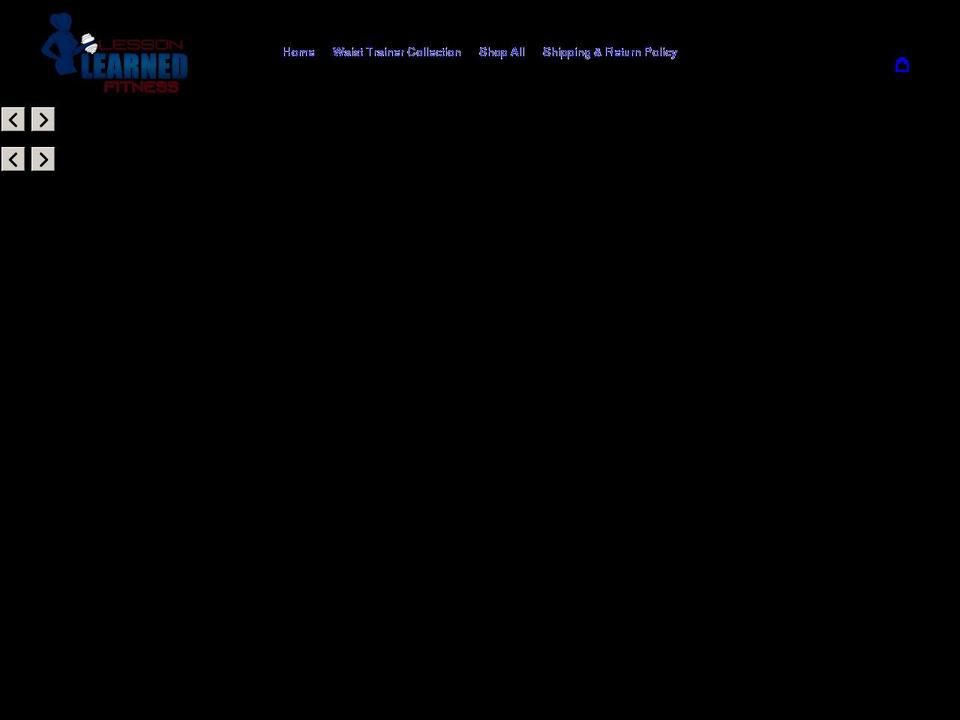 lessonlearnedfitness.com shopify website screenshot