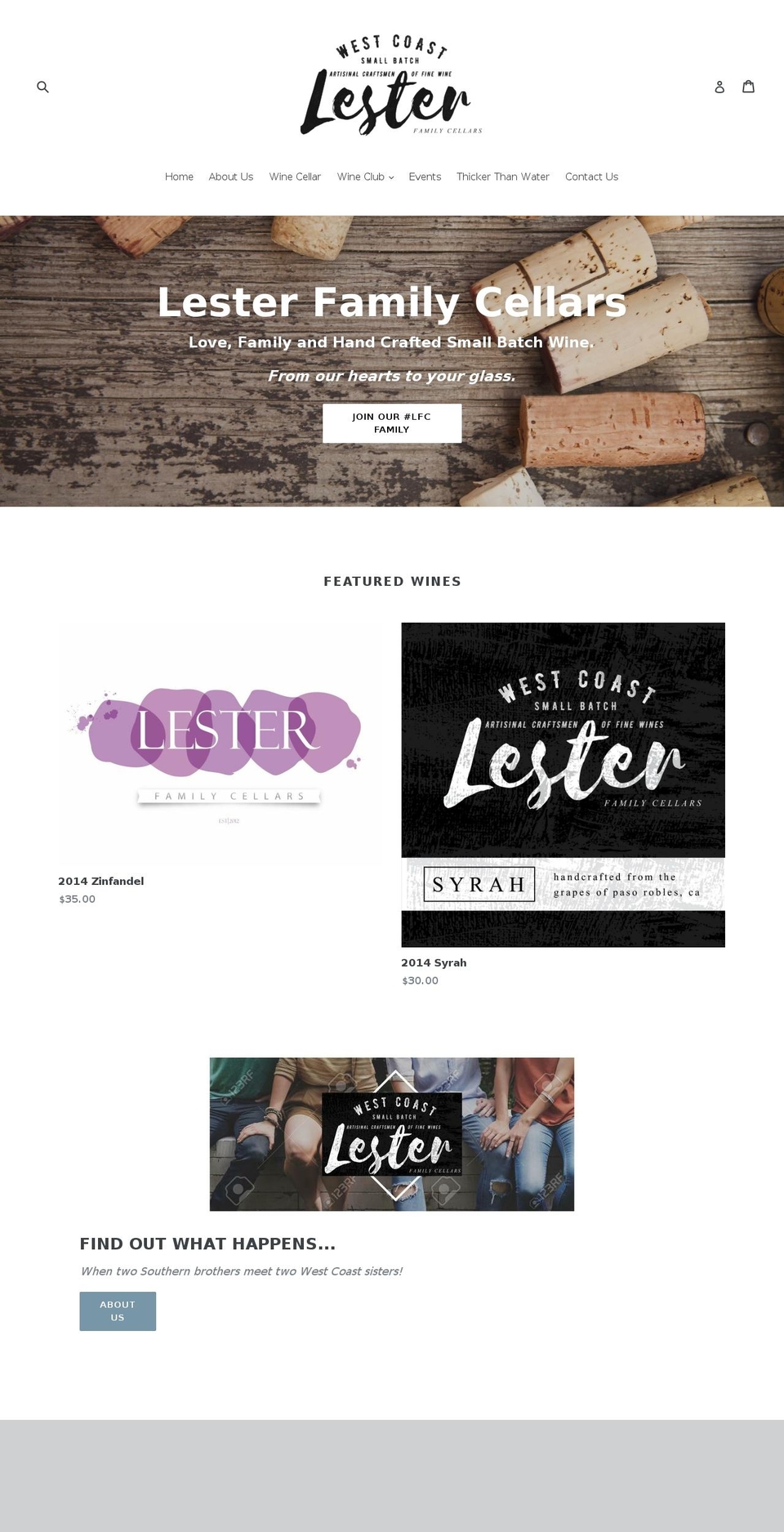 lesterfc.com — Shopify storefront screenshot