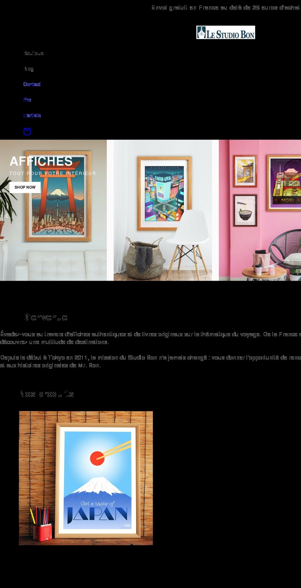 lestudiobon.com shopify website screenshot