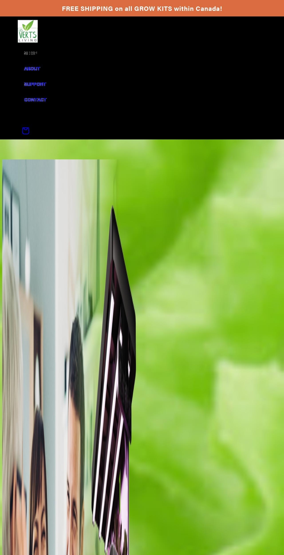 lesverts.com shopify website screenshot