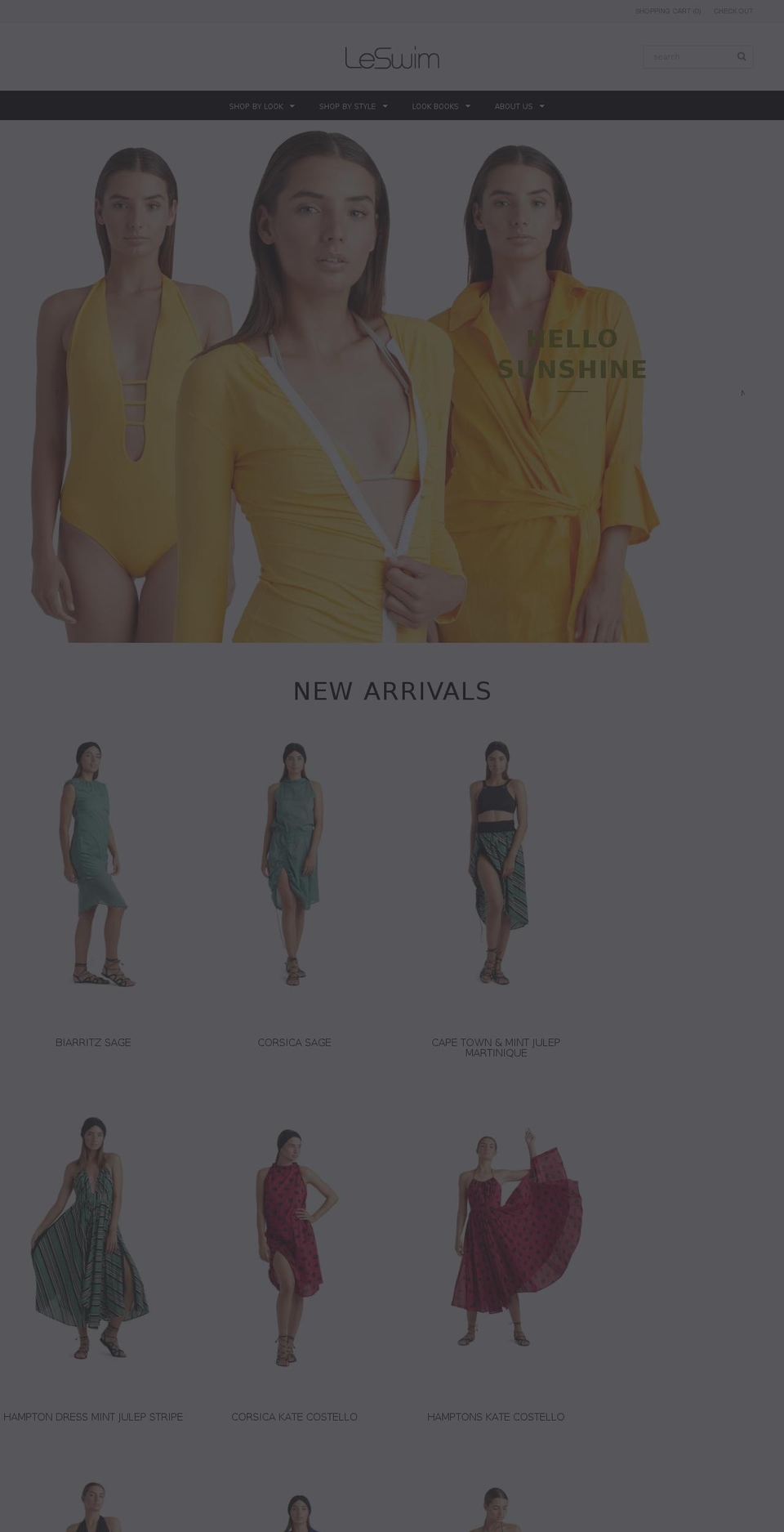 leswim.it shopify website screenshot