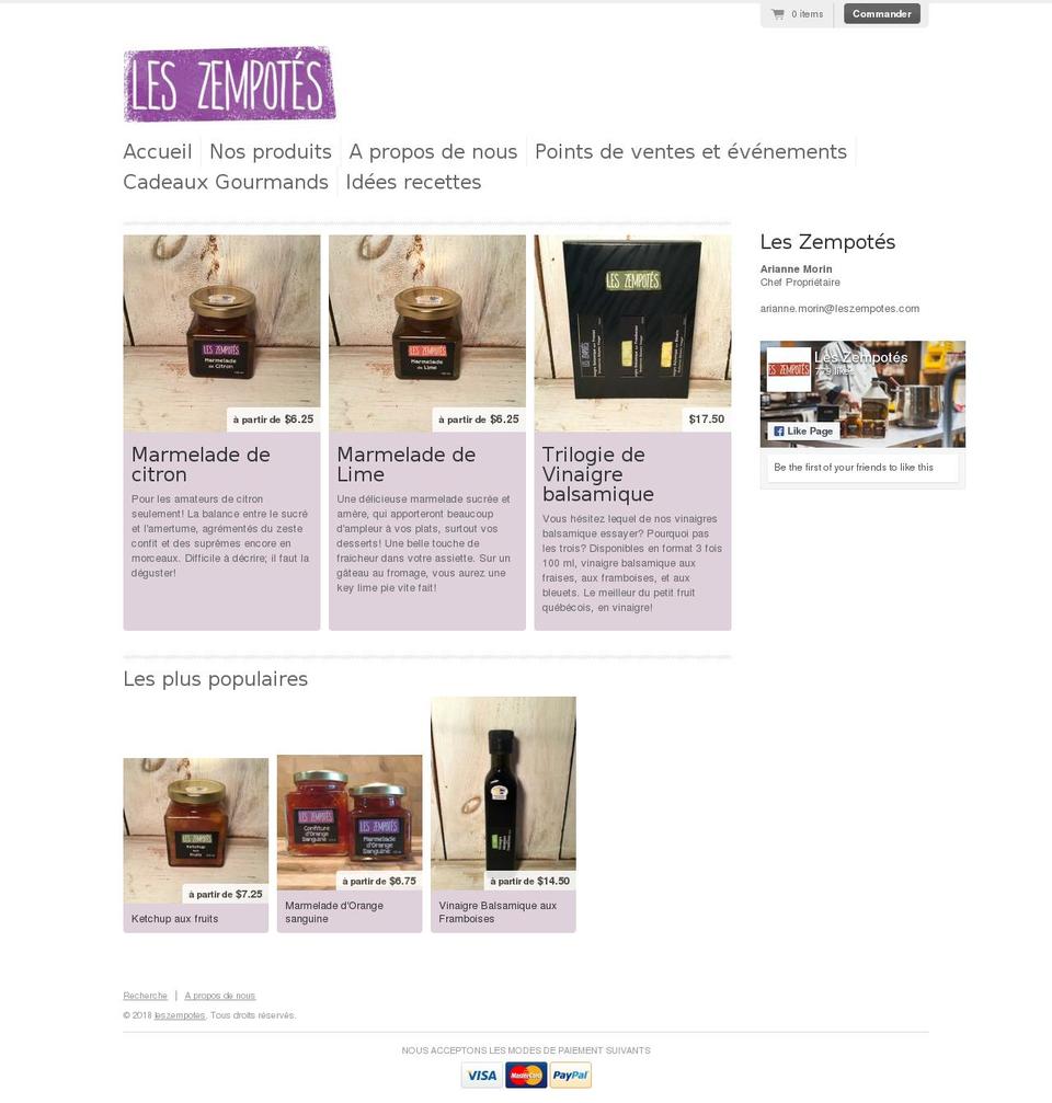 leszempotes.com — Shopify storefront screenshot