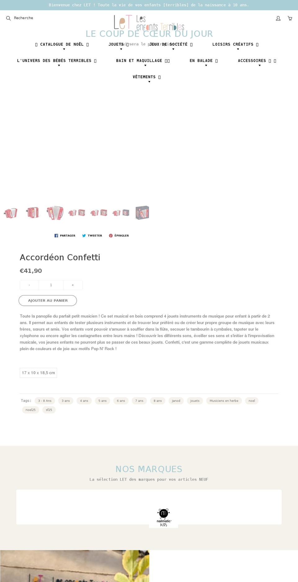 let-store.com shopify website screenshot