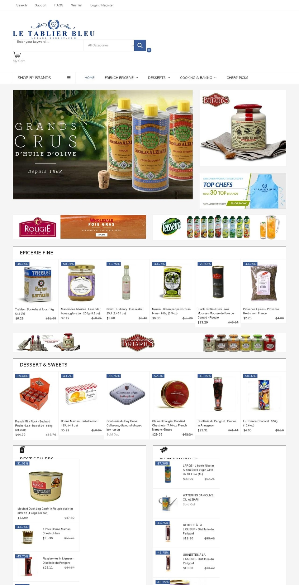 letablierbleu.com shopify website screenshot