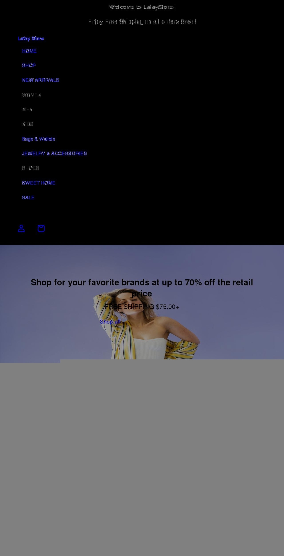 letaystore.com shopify website screenshot