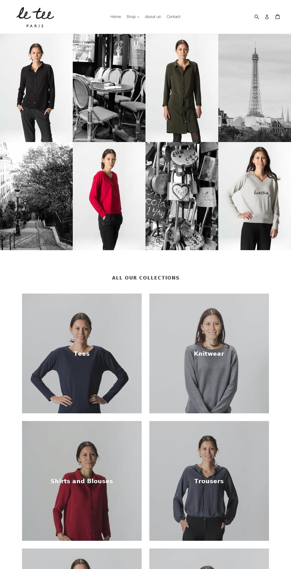leteeparis.com — Shopify storefront screenshot