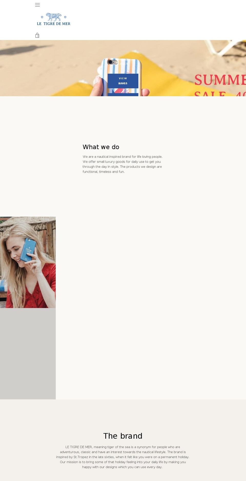 letigredemer.com — Shopify storefront screenshot