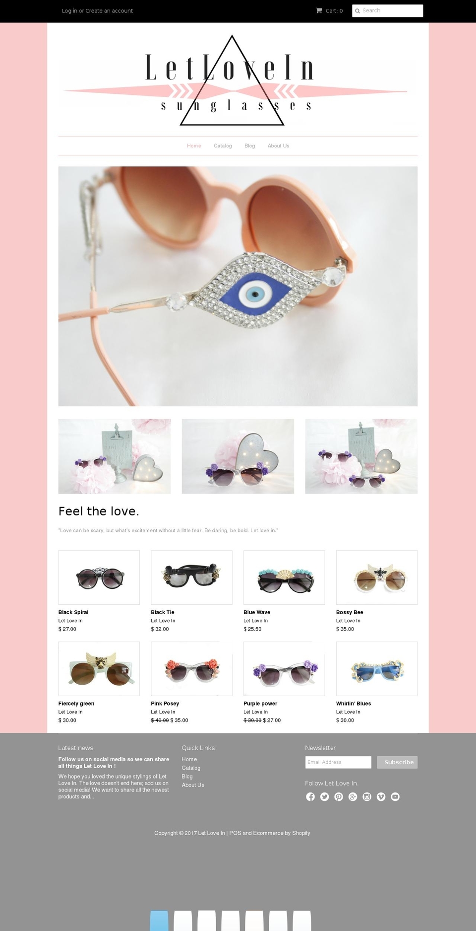 letlovein-lli.com shopify website screenshot