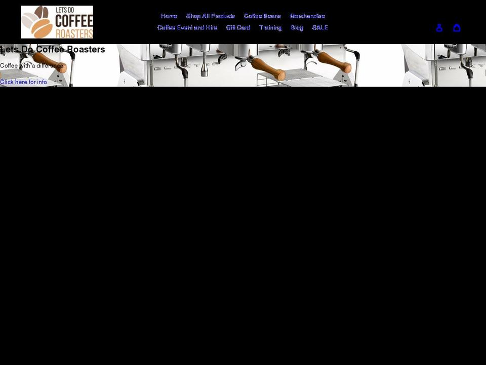 lets-do-coffee-roasters.myshopify.com shopify website screenshot