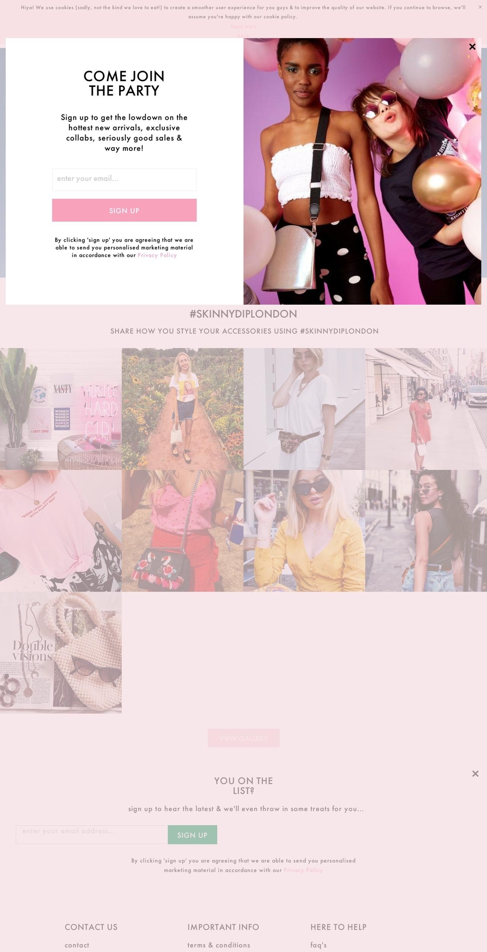 lets-skinnydip.myshopify.com shopify website screenshot