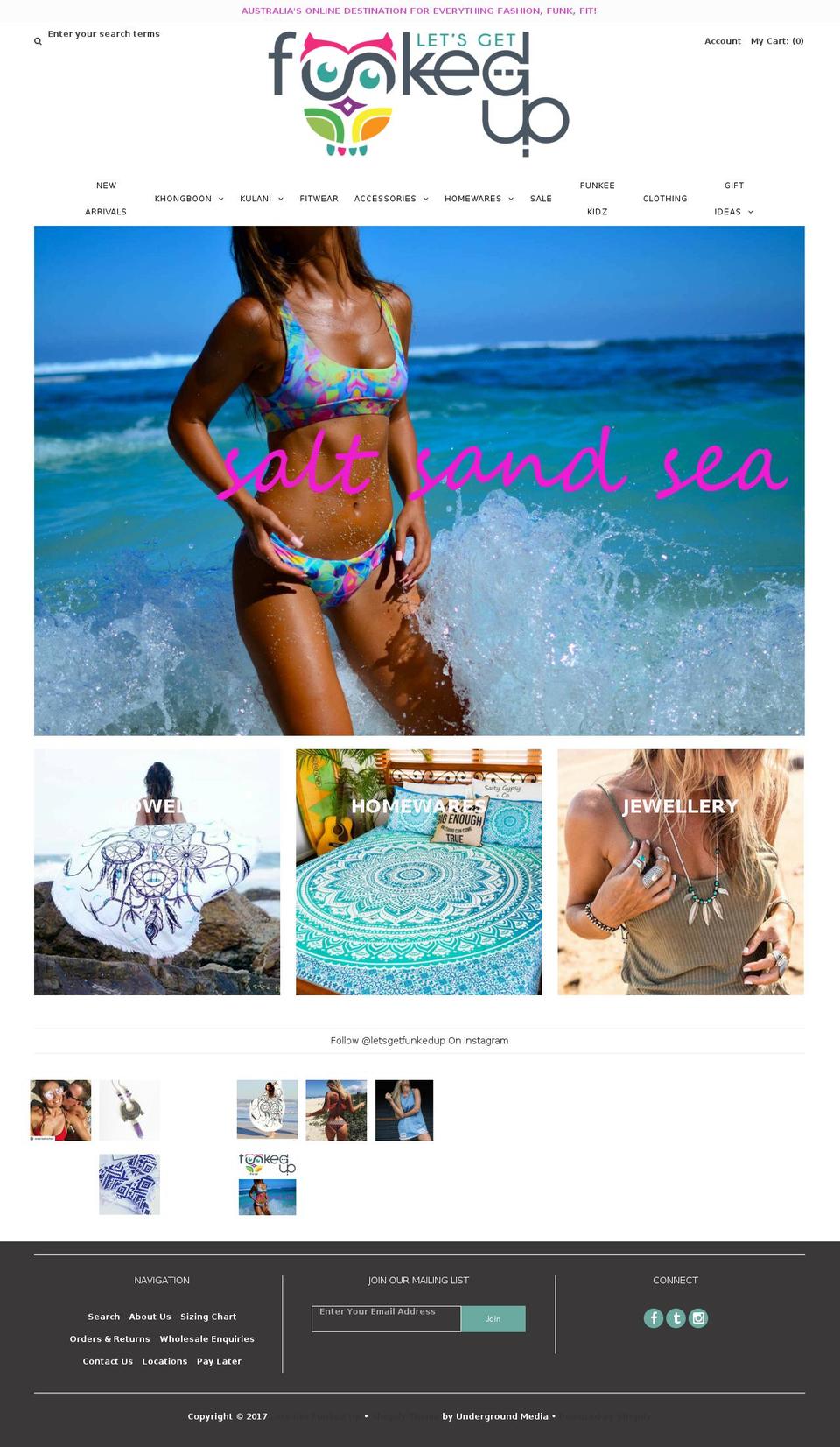 letsgetfunkedup.com shopify website screenshot
