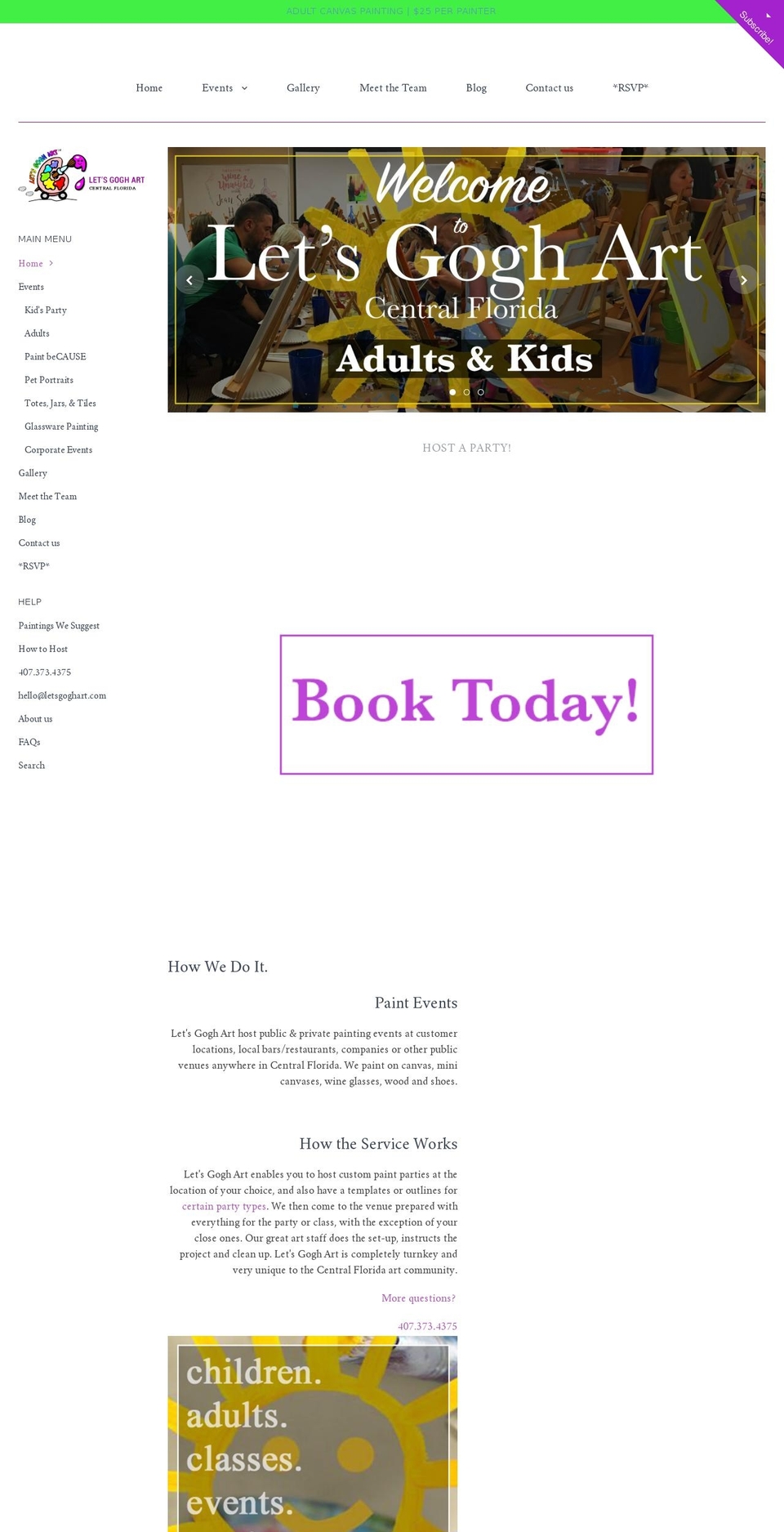 letsgoghartcentralflorida.com shopify website screenshot