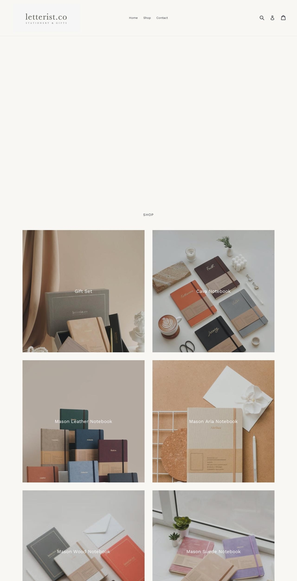 letterist.co shopify website screenshot