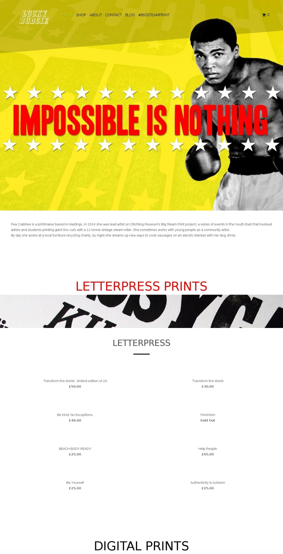 letterpresspostermakingworkshop.com — Shopify storefront screenshot