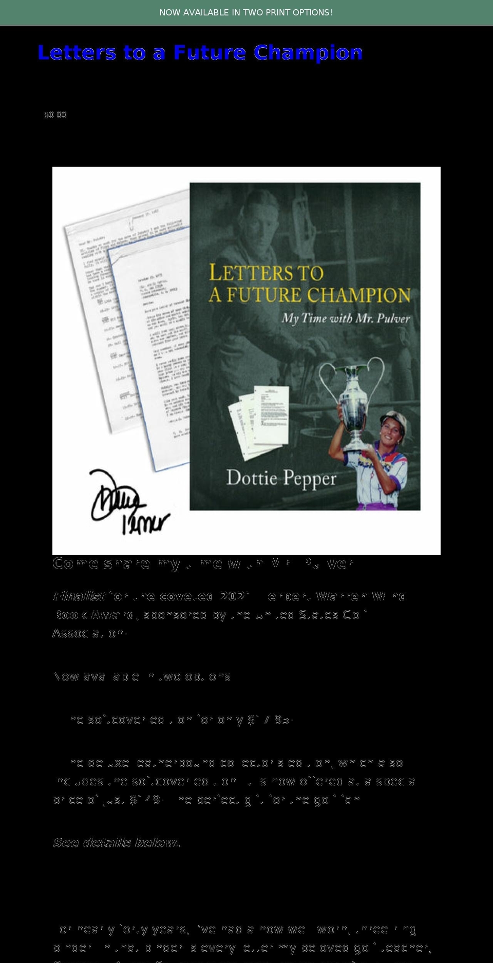 letters-to-a-future-champion.myshopify.com shopify website screenshot