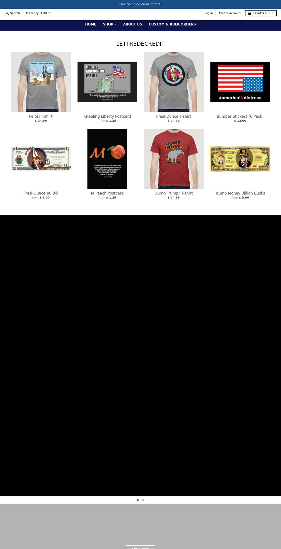 lettredecredit.com shopify website screenshot