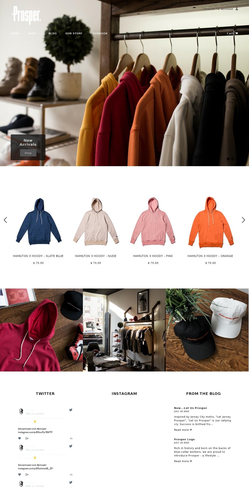 letusprosper.com shopify website screenshot