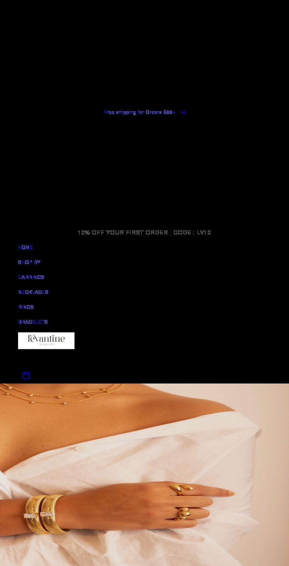 levantinejewelry.com shopify website screenshot
