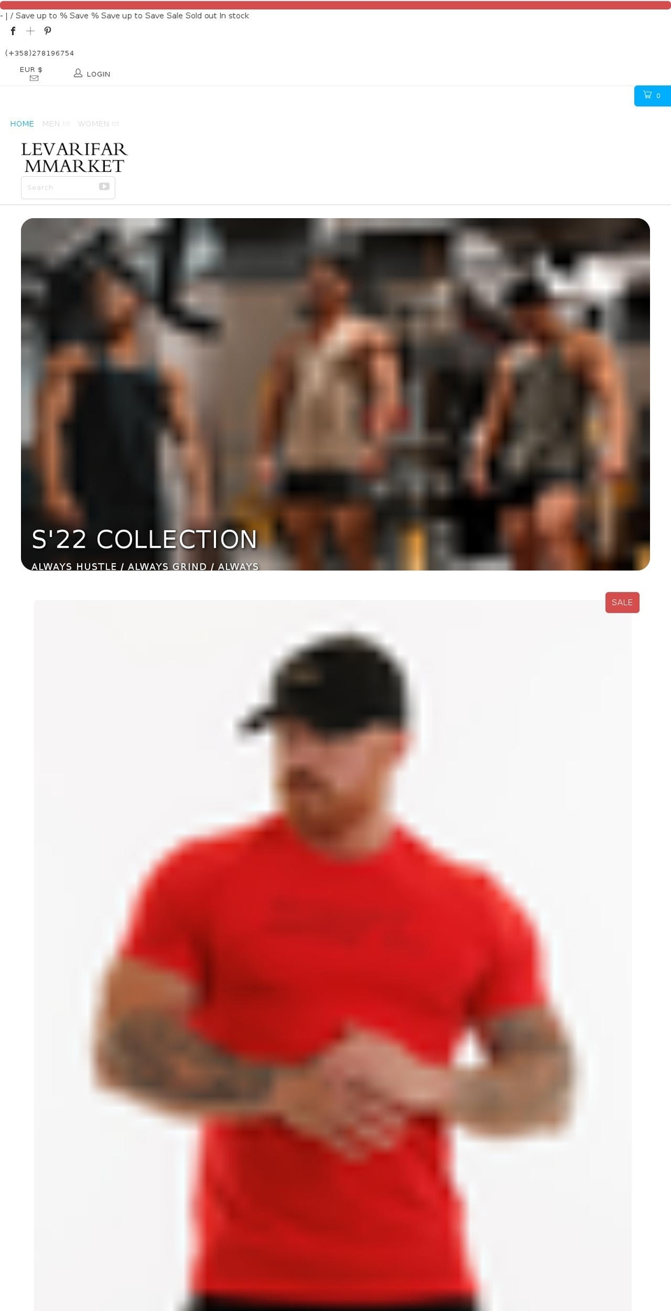 levarifarmmarket.com shopify website screenshot