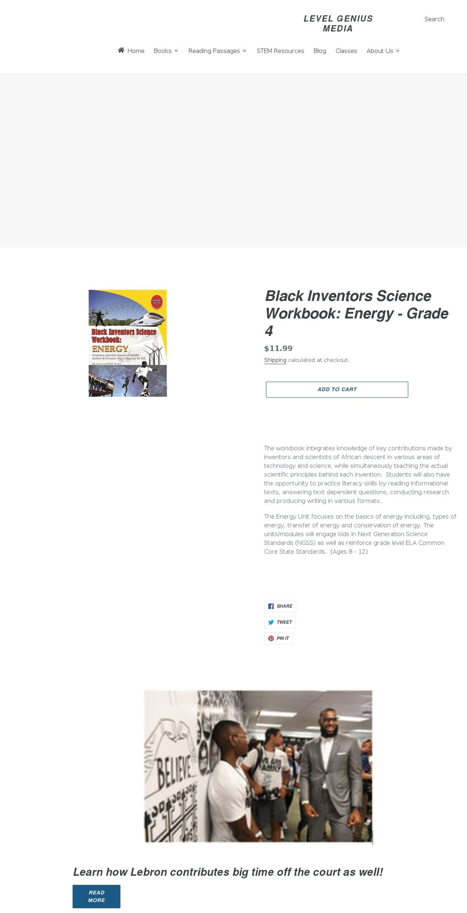 levelgeniusmedia.com shopify website screenshot