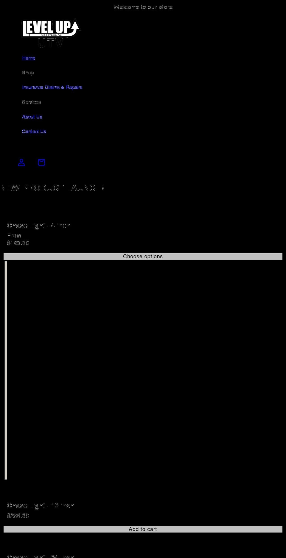 leveluputv.com shopify website screenshot