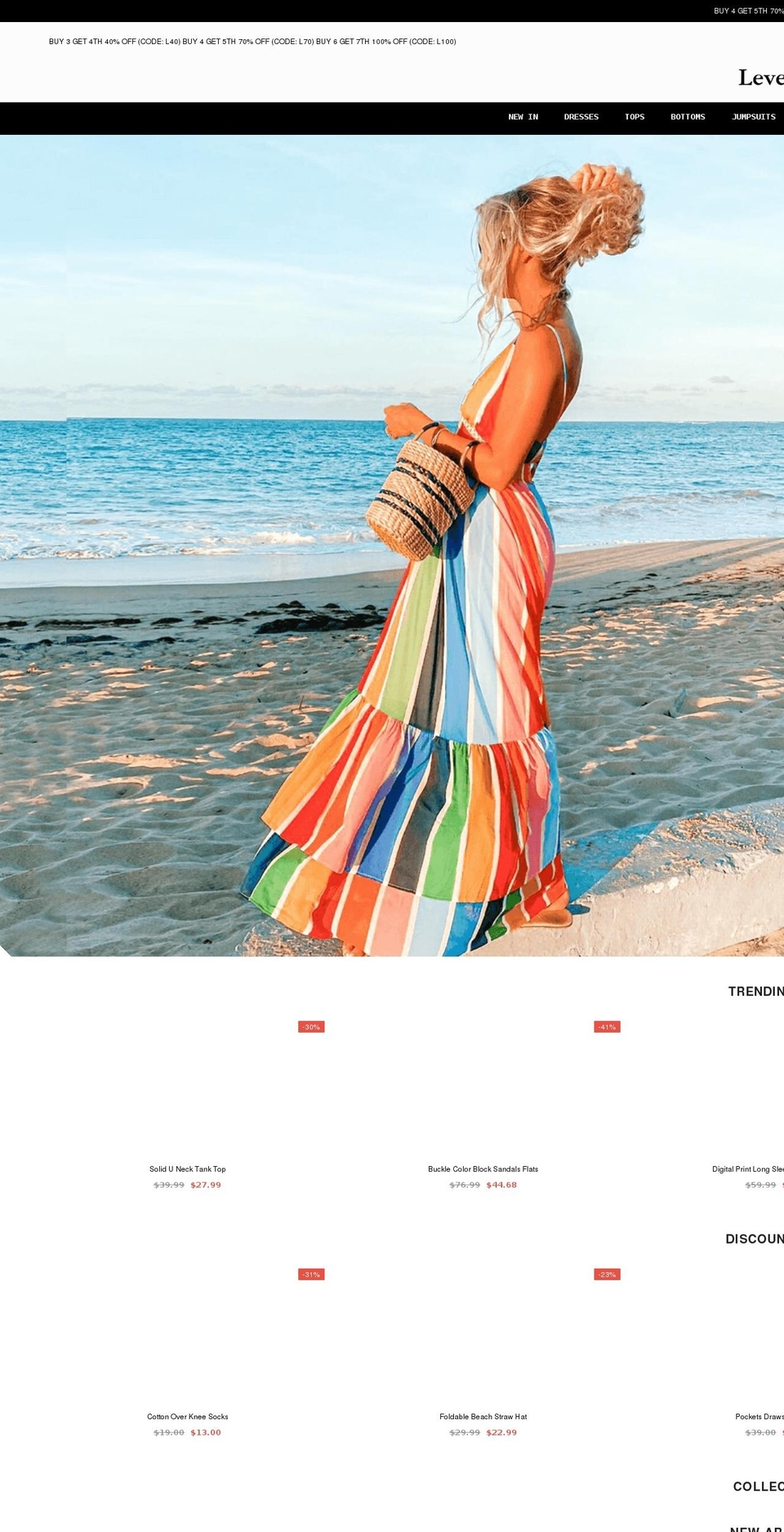 levency.com shopify website screenshot