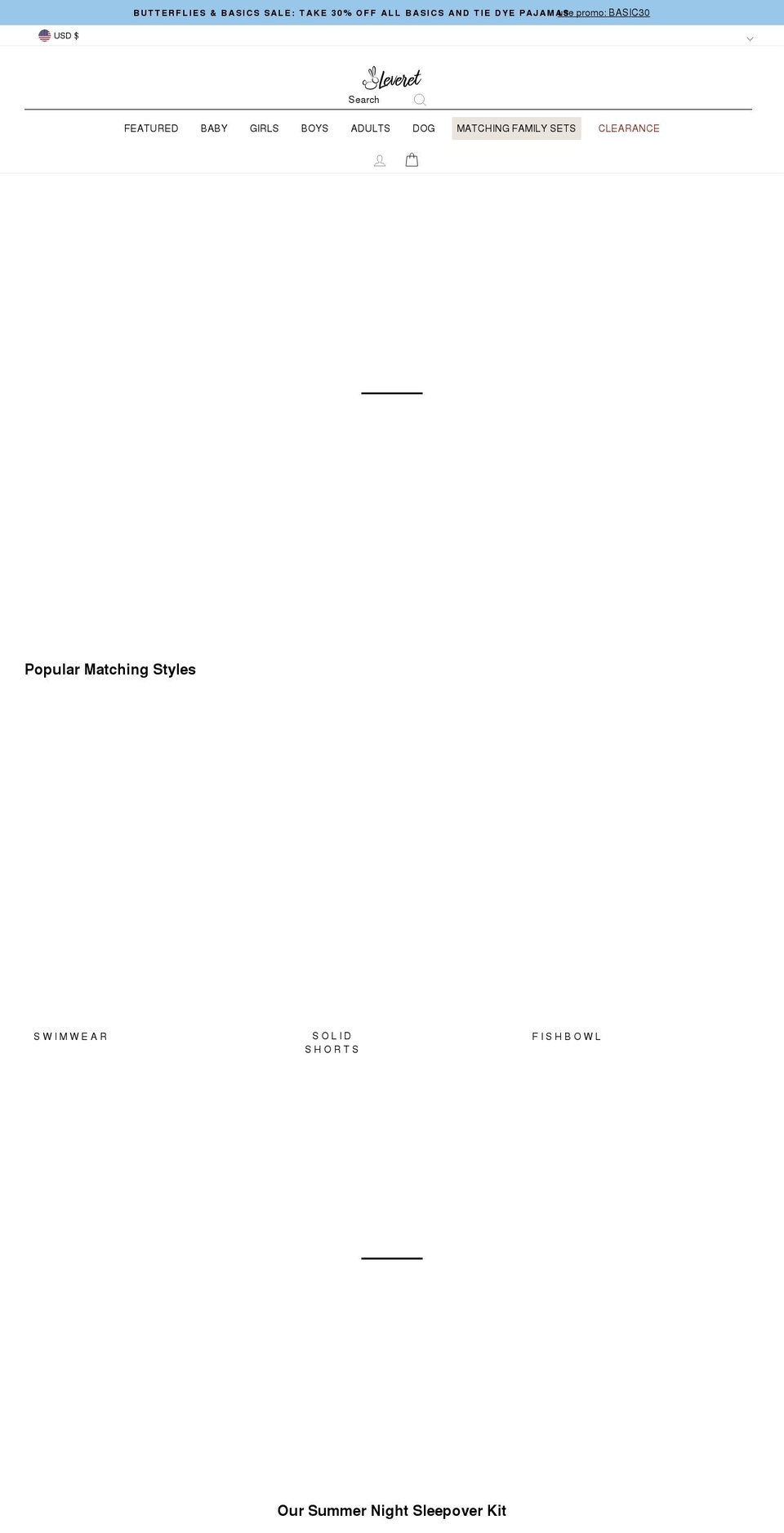 leveret.com shopify website screenshot