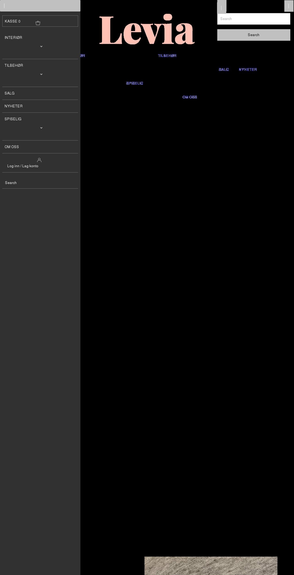 levia.no shopify website screenshot