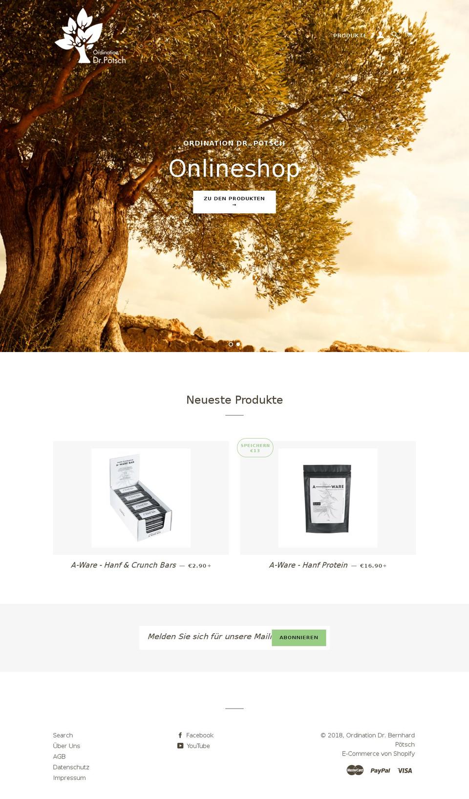leviapharm.com — Shopify storefront screenshot