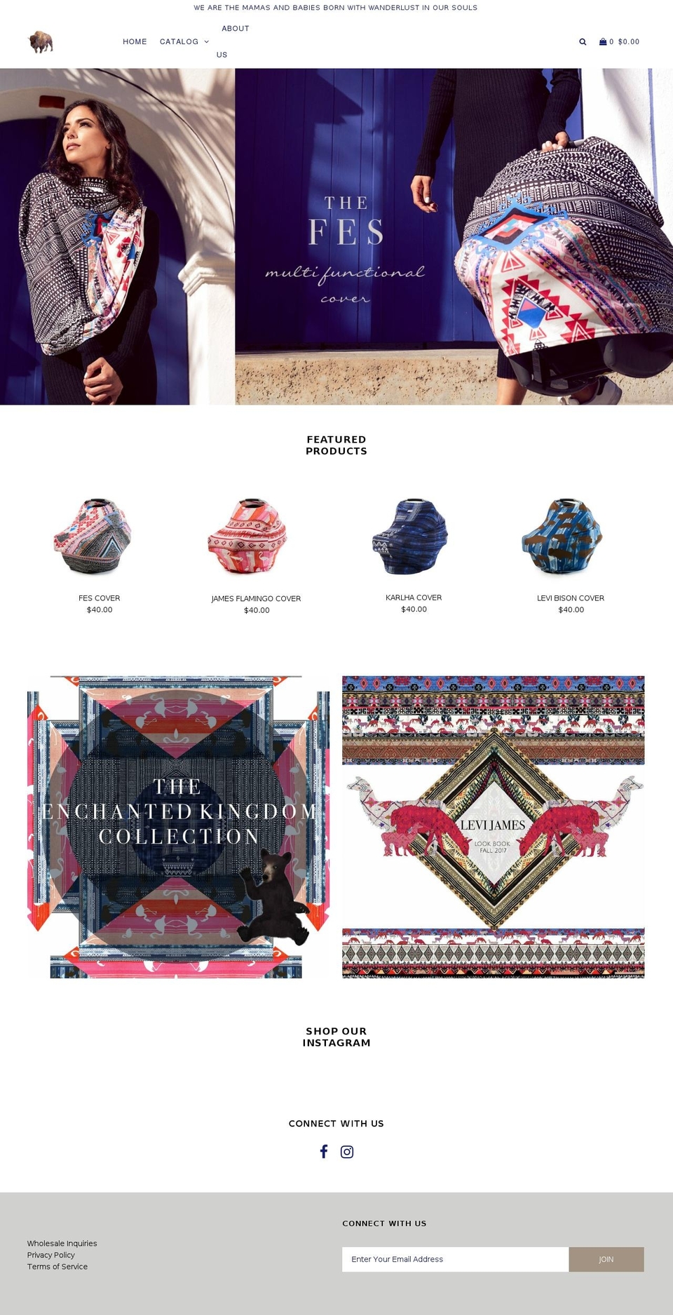 levijames.com shopify website screenshot