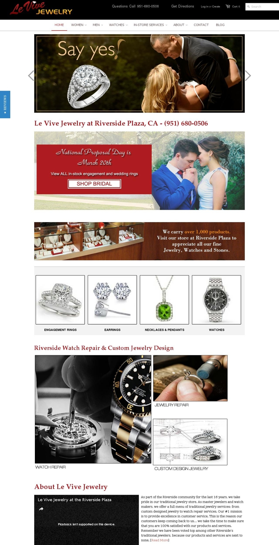 levivejewelry.com shopify website screenshot