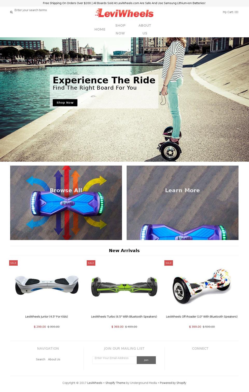 leviwheels.com shopify website screenshot