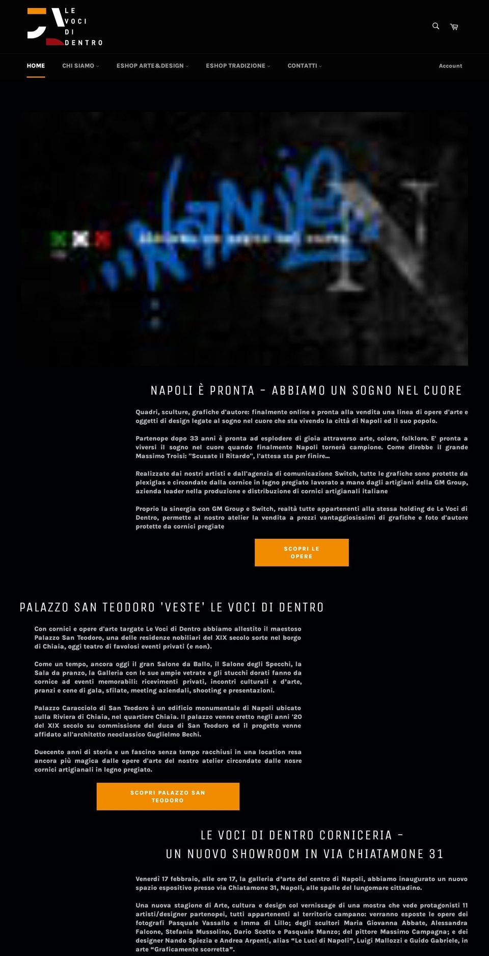 levocididentro.it shopify website screenshot