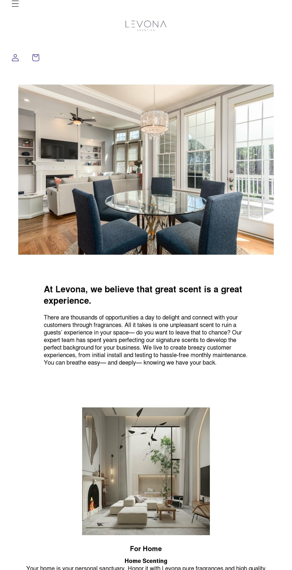 levonascent.com shopify website screenshot