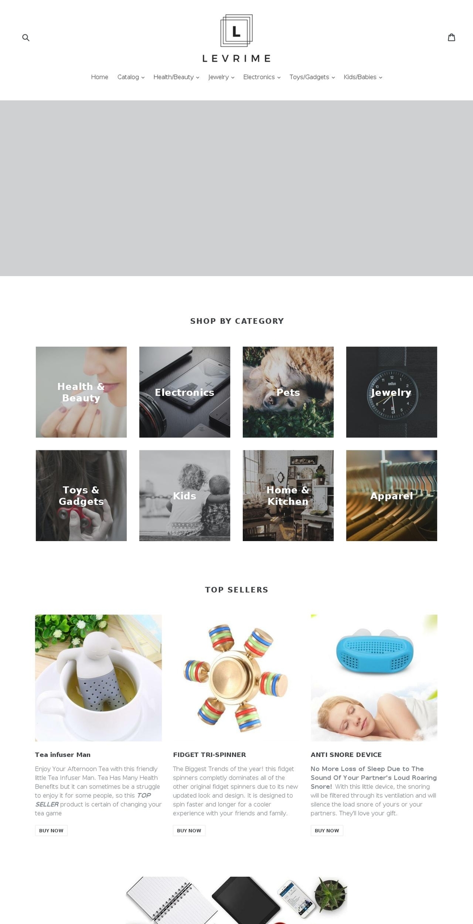 levrime.com — Shopify storefront screenshot