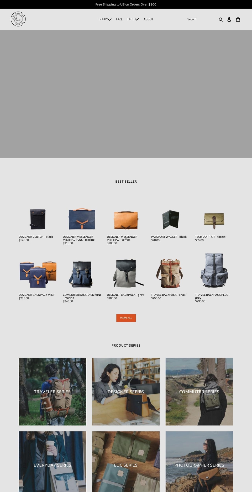 lewhisper.com shopify website screenshot