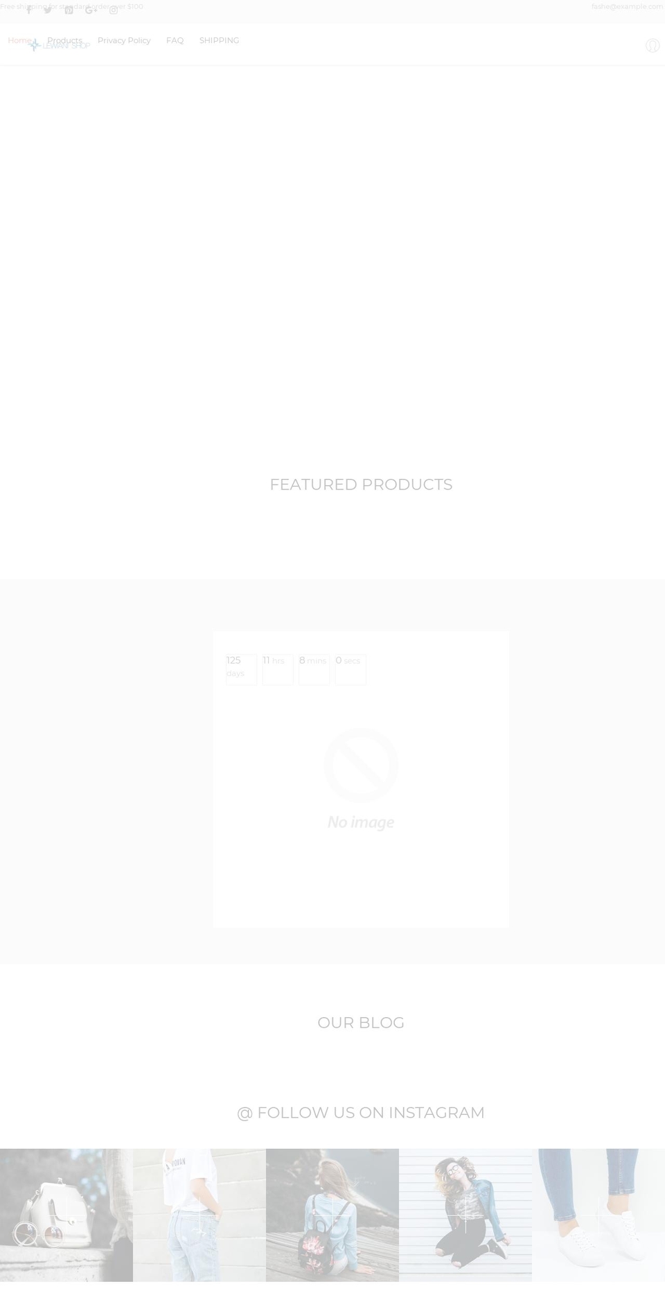 lewiani.com — Shopify storefront screenshot