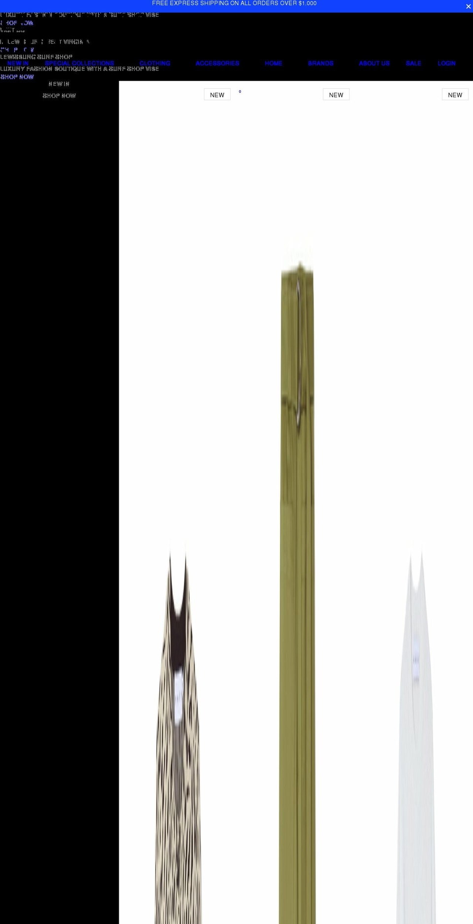 lewisburgsurfshop.com shopify website screenshot