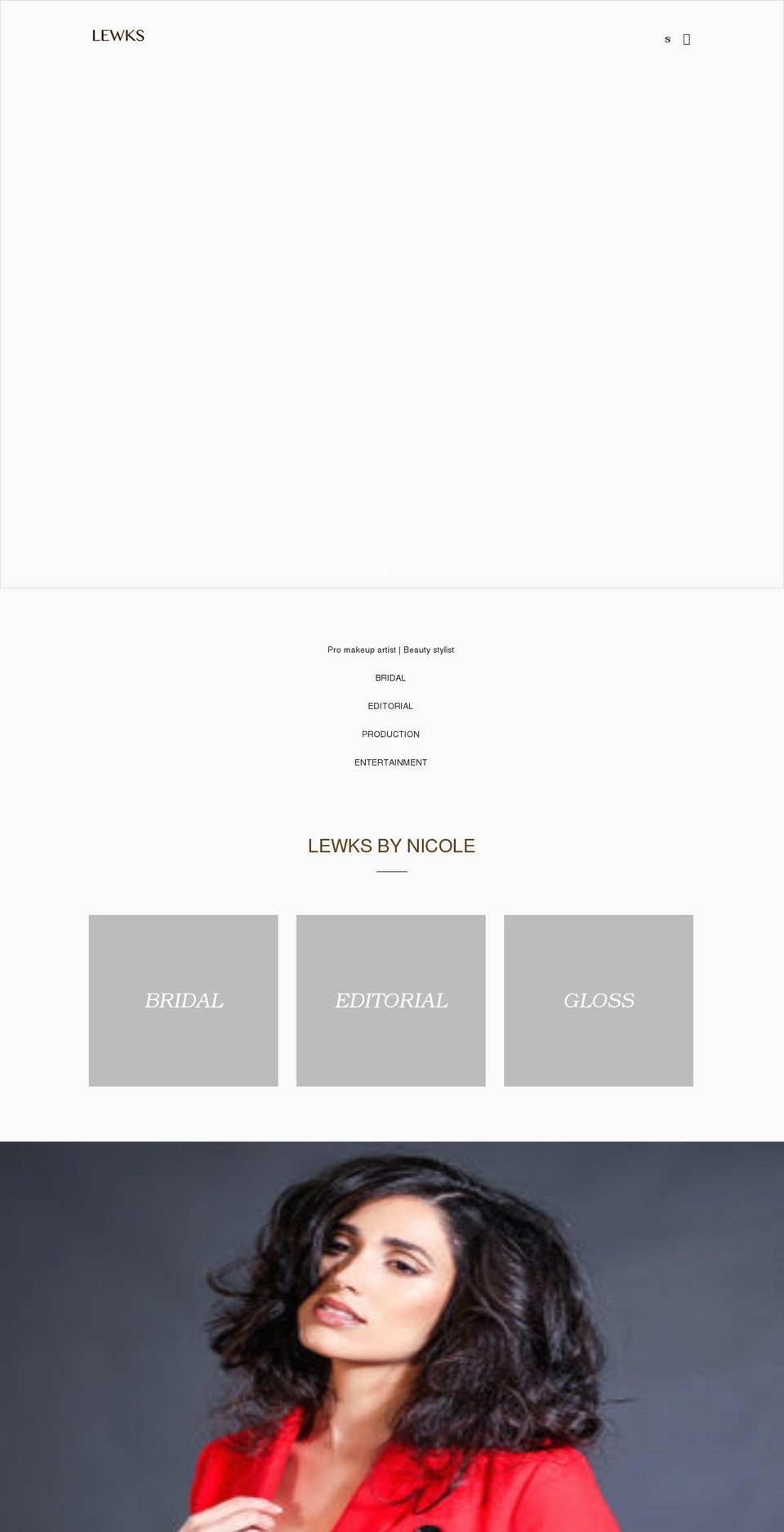 lewksbynicole.com shopify website screenshot